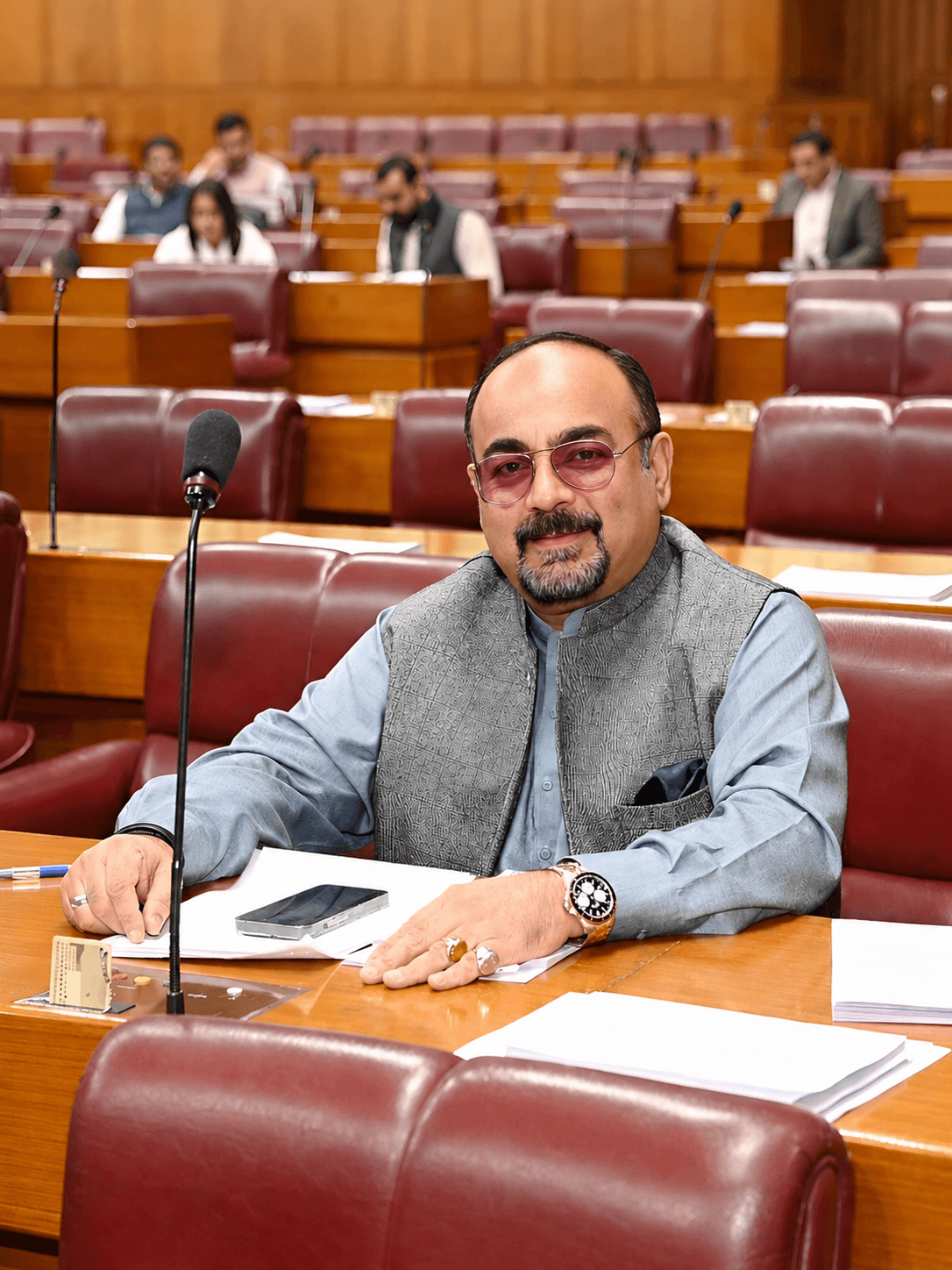 Khawaja Izhar ul Hassan, Official Portrait